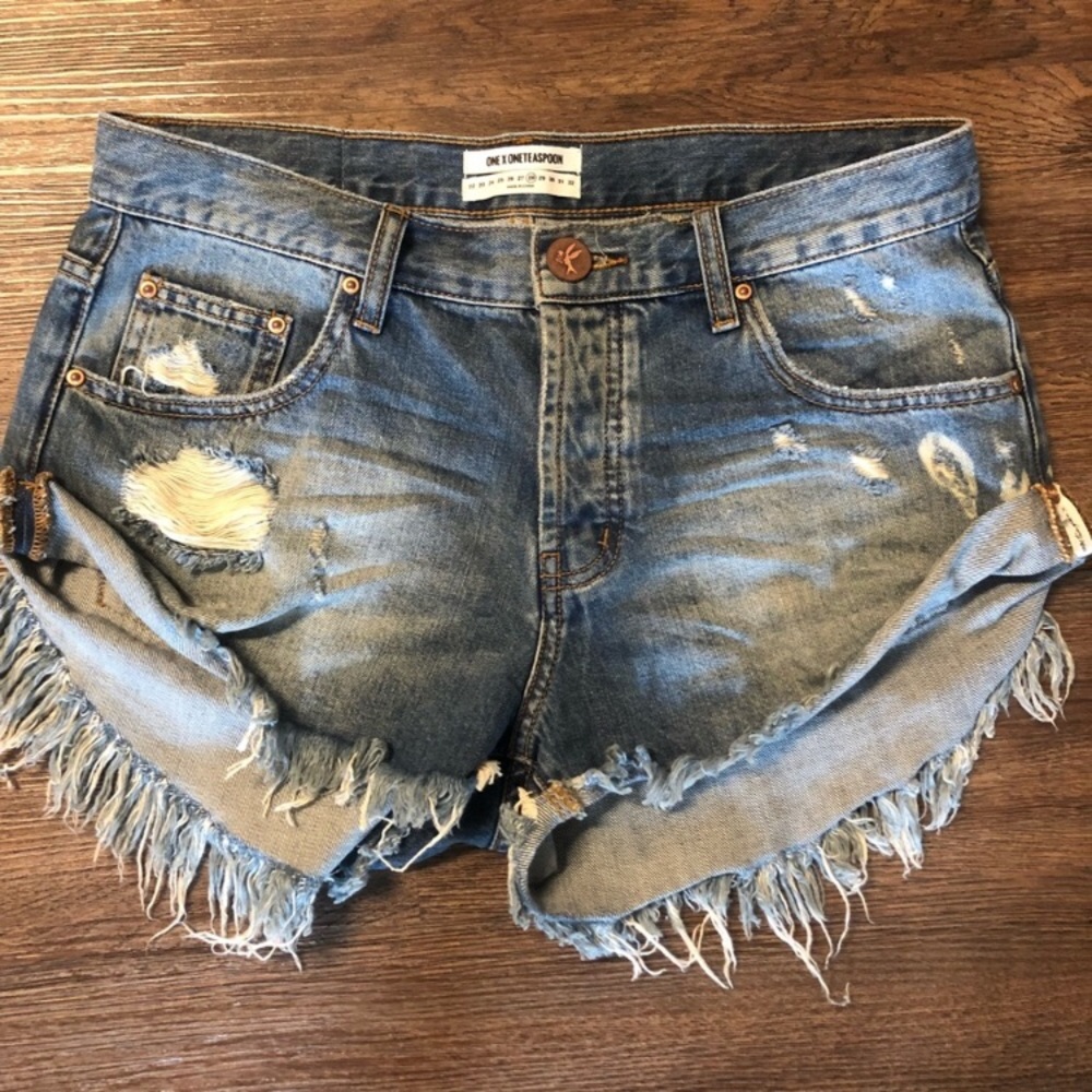 One Teaspoon Jean Shorts
